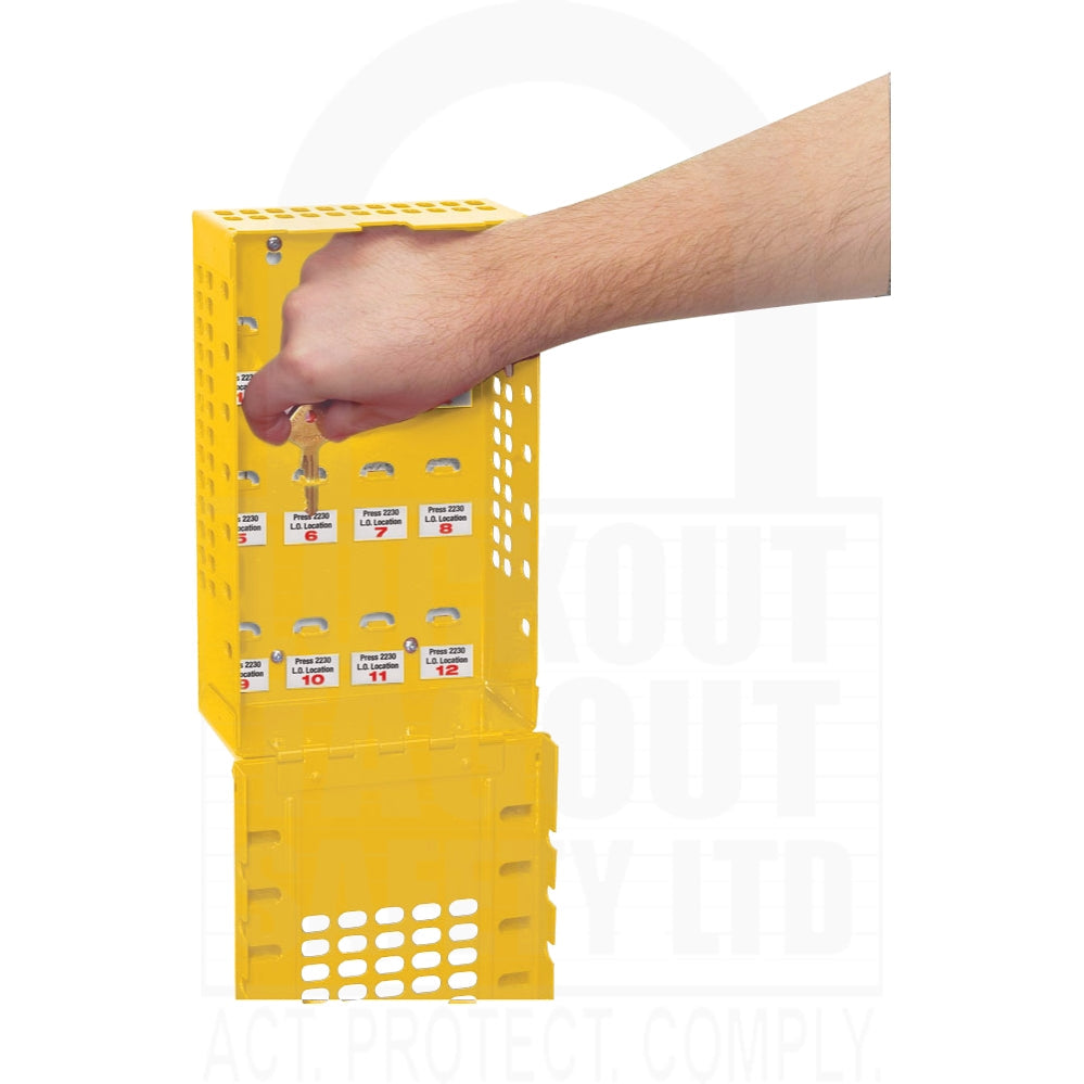 Dual Application Group Lock Box Yellow