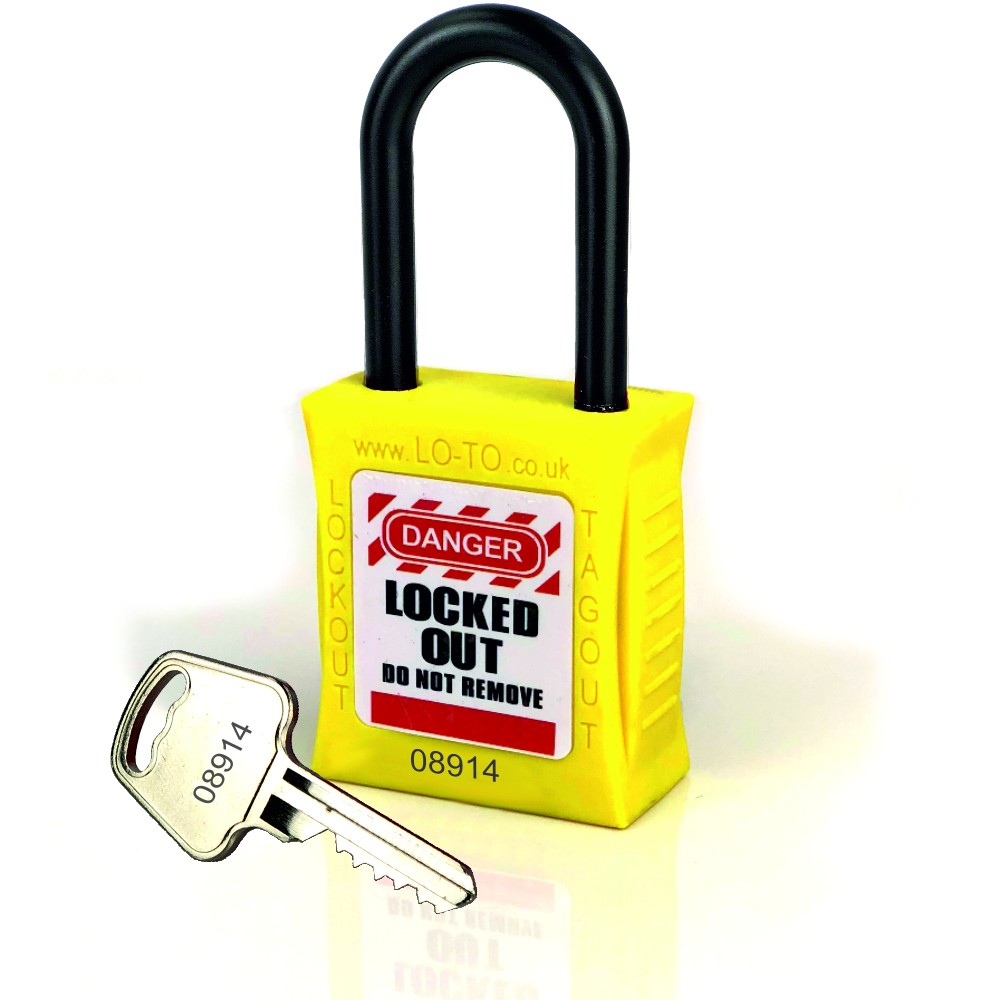 Non-Conductive Safety Padlock PL406