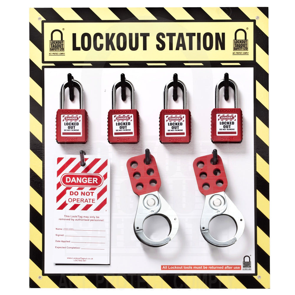 LB4 Lockout Station 4 Capacity Board