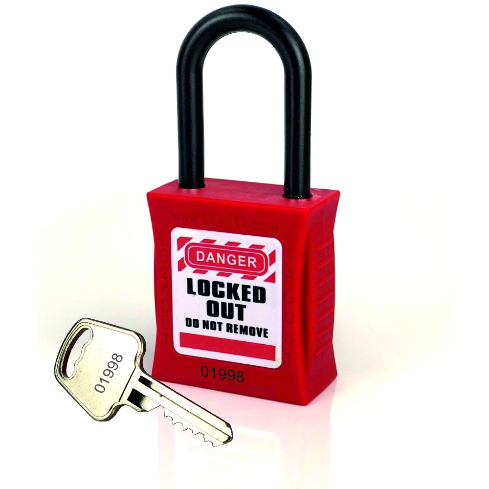 Non-Conductive Safety Padlock PL406